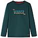 Maglietta Da Bambino A Maniche Lunghe Stampa Winner Verde Scuro 104 - Foto miniatura 1