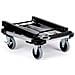 Carrello Portapacchi Pieghevole Portatutto 4 Ruote A Pianale Portata 150kg - Foto miniatura 2