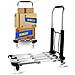 Carrello Portapacchi Pieghevole Portatutto 4 Ruote A Pianale Portata 150kg - Foto miniatura 4