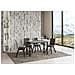 Tavolo Apribile 120x45/90 Cm Ghibli Double Telaio Antracite - Cemento - Foto miniatura 2