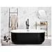 Vasca Da Bagno Freestanding Pinel 170 X 80 Cm Nero - Foto miniatura 1