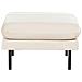 Pouf Velluto Beige Chiaro 70 X 70 Cm Vinterbro - Foto miniatura 7