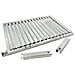 Griglia In Acciaio Inox Con Raccogligrasso Per Bbq Con Piano Di Cottura 60x40 - Foto miniatura 2