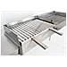 Griglia In Acciaio Inox Con Raccogligrasso Per Bbq Con Piano Di Cottura 60x40 - Foto miniatura 3