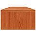 Supporto Monitor Marrone Cera 100x27x15 Cm Legno Massello Pino - Foto miniatura 3