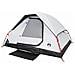 Tenda Campeggio A Cupola 2 Persone Bianca Tessuto Impermeabile - Foto miniatura 8