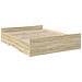 Giroletto Cassetti Rovere Sonoma 150x200 Cm Legno Multistrato - Foto miniatura 3