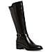 Black Casual Closed Boots Stivaletti Pelle Scarpe Donna Nero Eu 38, 1-25537-41 001 - Foto miniatura 1