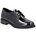 Black Elegant Closed Ladies Shoes Scarpe Eleganti Pelle Scarpe Donna Nero Eu 37, D1u02-00 - Foto miniatura 1