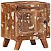 Comodino 40x32x46 Cm In Legno Massello Di Recupero - Foto miniatura 1