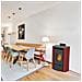 Stufa A Pellet Ad Aria Anita Da 7,6 Kw Bordeaux - Foto miniatura 2