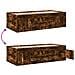 Divano Letto Con Cassetti Senza Materasso Rovere Fumo 100x200cm - Foto miniatura 6