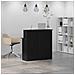 Banco Reception Nero 100x50x103,5 cm in Legno Multistrato - Foto miniatura 3