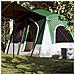 Tenda da Campeggio a Cabina per 5 Persone Verde Impermeabile - Foto miniatura 1