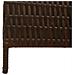 Divisore per stanze  3 pannelli pieghevoli marrone 146x180 cm in polirattan - Foto miniatura 7