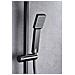 Imex Set Doccia Monocomando Art In Ottone Con Miscelatore Asta Doccia Estensibile Acciaio Inox S304 Soffione Extra Piatto 20x20 Cm Anticalcare Finitura Pvd Black Gun Metal Imex-bdar025-bgm - Foto miniatura 4