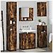 Set di mobili per il bagno 5 pcs Rovere fumo 61 x 35 x 64 cm - Foto miniatura 4