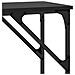 Tavolo consolle Rovere nero 140 x 29 x 75 cm Legno multistrato - Foto miniatura 9