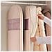 Custodia Antipolvere Compressiva Per Piumini - Sacca Compressiva Antipolvere Per Armadio - Twill Beige M - Foto miniatura 6