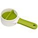 Spiralizzatore Compatto Duo Con Due Lame Di Taglio Manico Ergonomico Corpo Verde E Bianco Ideale Per Preparare Verdure A Forma Di Spaghetti In Casa - Foto miniatura 1
