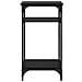 Tavolo laterale Rovere Nero 40 x 30 x 75 cm Legno multistrato - Foto miniatura 5