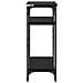 Tavolo laterale Rovere Nero 40 x 30 x 75 cm Legno multistrato - Foto miniatura 6