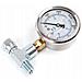 Manometro Lineare Con Tridente 1/4"" - Acciaio Inox, Precisione 2,5 | 0-40 Mpa, Scala Mpa /psi | Uso Universale In Idraulica E Automotive - Foto miniatura 4