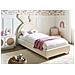 Letto Per Bambini Coniglio Velluto Lallias 90 X 200 Cm Beige - Foto miniatura 1