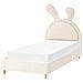 Letto Per Bambini Coniglio Velluto Lallias 90 X 200 Cm Beige - Foto miniatura 2