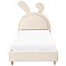 Letto Per Bambini Coniglio Velluto Lallias 90 X 200 Cm Beige - Foto miniatura 4