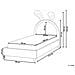 Letto Per Bambini Coniglio Velluto Lallias 90 X 200 Cm Beige - Foto miniatura 8