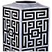 Vaso Polirresina Nero 12x12x38h Cm - Foto miniatura 5