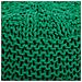 Puf In Cotone Intrecciato Verde 38x38x30h - Foto miniatura 3