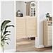 Porte Swing 2 pcs Naturale Legno Massello di Pino - Foto miniatura 3