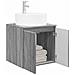 Mobile Lavabo da Parete Sonoma grigio 49,5 x 44,5 x 65 cm - Foto miniatura 2