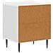 Armadio da Notte 2 pcs Bianco Lucido 43 x 34,5 x 52 cm - Foto miniatura 7