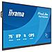 TN7505A-B1AG visualizzatore di messaggi Pannello piatto interattivo 189,3 cm (74.5") 500 cd /m² 4K Ultra HD Nero Touch screen - Foto miniatura 1