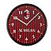 00875MI1 orologio da parete e da tavolo Orologio al quarzo Rotondo Nero, Rosso - Foto miniatura 1