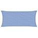 Telo Ombra Blu e Bianco 2 x 4,5 m HDPE - Foto miniatura 1