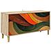 Mobile TV BONN 102 x 33 x 50 cm Sonoma Legno ingegnerizzato - Foto miniatura 1