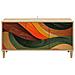 Mobile TV BONN 102 x 33 x 50 cm Sonoma Legno ingegnerizzato - Foto miniatura 4