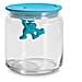 Barattolo in vetro Gianni 0,7 l colore azzurro - Foto miniatura 1