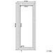 Specchio Moderno Da Parete Con Cornice Dorata - 51x141cm - Cassis - Foto miniatura 17