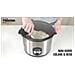 Cuociriso Capacità 2.2 L Potenza 900 Watt Colore Acciaio Inox / Nero - Foto miniatura 6