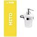 Dispenser Sapone Mito A Parete 13x8x15cm Art. a20120 - Cromo A Magazzino - Foto miniatura 1
