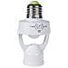 Portalampada Con Sensore Di Movimento E Sensore Crepuscolare E27 Sensore A 360 ° Illuminazione Automatica - Foto miniatura 1