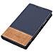 Custodia Compatibile Con Nokia Lumia 925 In Blu Scuro Marrone - Coperchio Protettiva Con Chiusura Magnetica, Funzione Stand E Tasca Per Le Carte - Foto miniatura 3