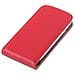Custodia Compatibile Con Samsung Galaxy A3 2015 In Rosso Chili - Coperchio Protettivo In Design Flip Realizzato In Finta Pelle Liscia - Foto miniatura 5