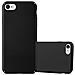 Cadorabo Custodia Compatibile Con Apple Iphone 7 / 7s / 8 / Se 2020 In Nero Metallo - Hard Case Coperchio Protettivo In Look Metallico Contro I Graffi E Gli Urti - Foto miniatura 1