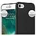 Cadorabo Custodia Compatibile Con Apple Iphone 7 / 7s / 8 / Se 2020 In Nero Metallo - Hard Case Coperchio Protettivo In Look Metallico Contro I Graffi E Gli Urti - Foto miniatura 2